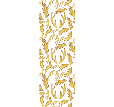 Blind teens golden boho reindeer decor - TenStickers