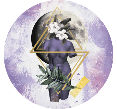 Blind purple digital collage - TenStickers