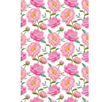 Pink flower retro vintage blind - TenStickers