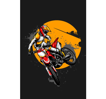 Motorbike Fun sports teenage blind - TenStickers
