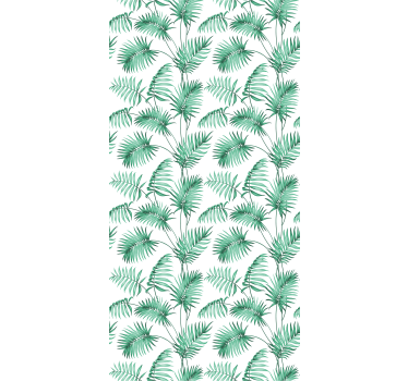 Lush Green Foliage blind flowers and plants - TenStickers