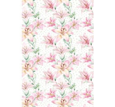Delicate Floral Elegance blind flowers and plants - TenStickers