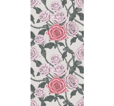 Elegant Rose Arrangement blind flowers and plants - TenStickers