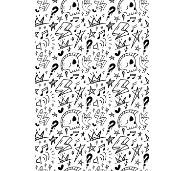 Cool signs pattern Teenage blind - TenStickers
