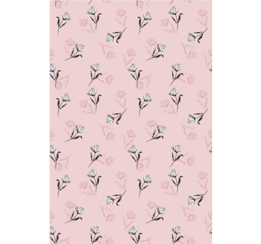 Gentle Blossom Motif blind flowers and plants - TenStickers