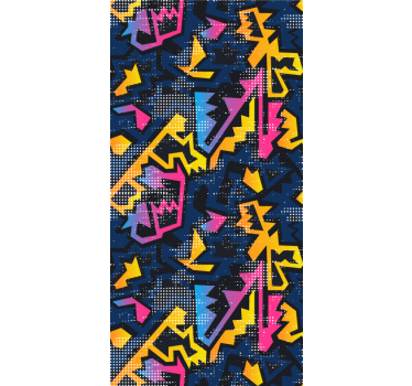 Geometric Graffiti Teenage blind - TenStickers