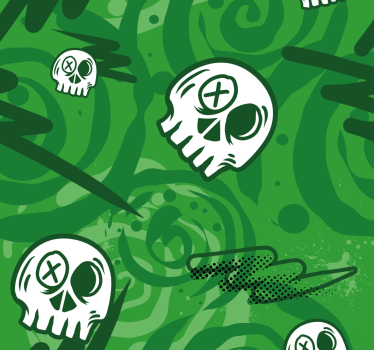 Skull pattern blind for teenage blind - TenStickers