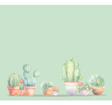 Minimalistic style Cactus blind - TenStickers