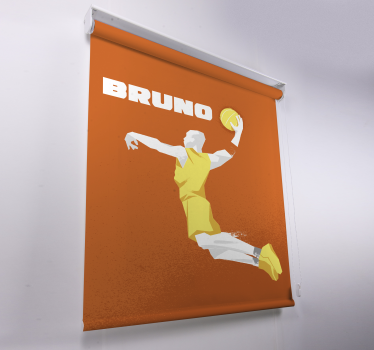 Basketball personalized name teenage blind - TenStickers