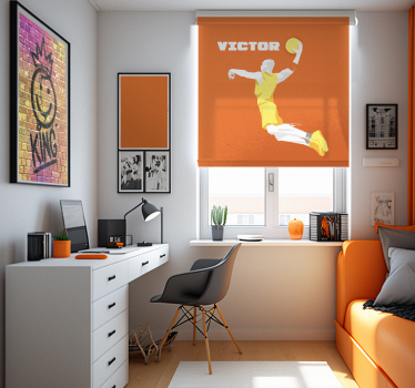 Basketball personalized name teenage blind - TenStickers