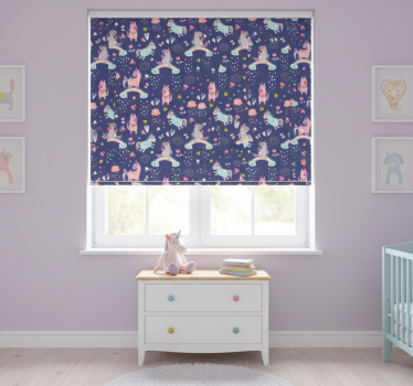 Blind children colorful unicorns with rainbow pattern - TenStickers