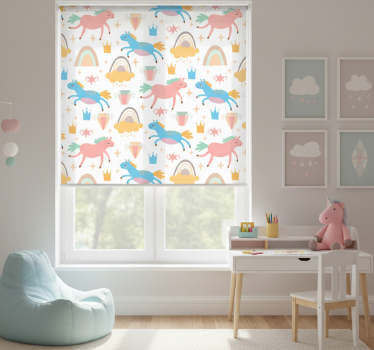 Blind children’s colorful unicorns and rainbows - TenStickers