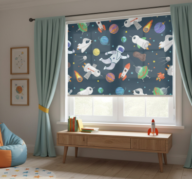 Blind children explore space ships - TenStickers