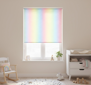 Blind children glitter rainbow pastel sky background - TenStickers