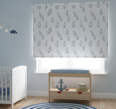 Blind children sketch sailboat pattern - TenStickers
