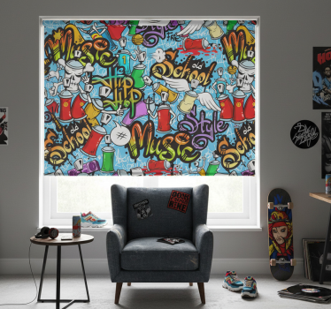Blind teens embracing urban graffiti hip-hop culture - TenStickers