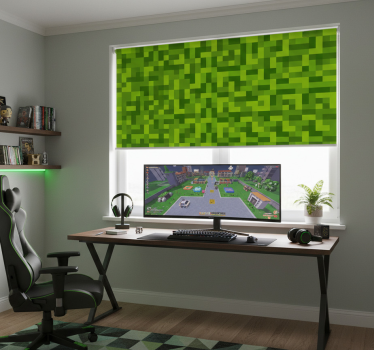 Blind teens green squared gaming design - TenStickers