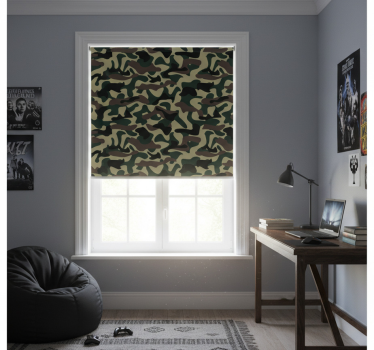 Blind teens military camouflage design - TenStickers