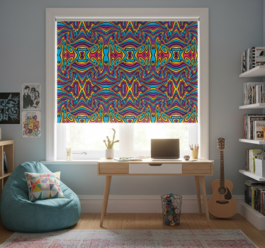 Blind teens vibrant hues and funky patterns - TenStickers