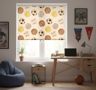 Blind teens vintage balls pattern - TenStickers