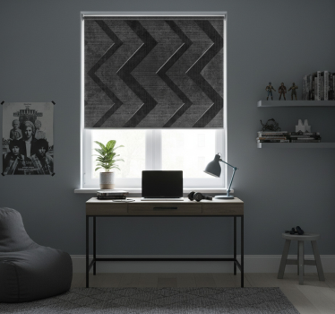 Blind teens with black steel stripes - TenStickers