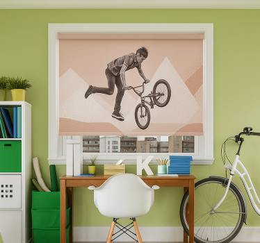 BMX Stunt Action blind teens - TenStickers