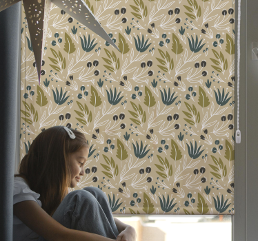 Classic flower retro vintage blind - TenStickers