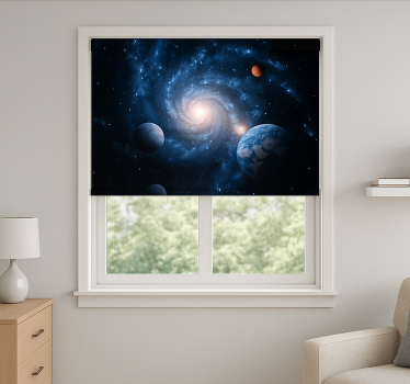 Galaxy Space Planet blind teens - TenStickers