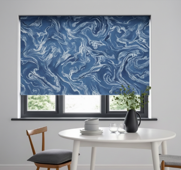 Indigo Marble Abstract blind teens - TenStickers
