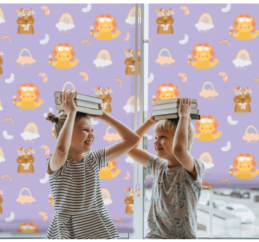 Baby animals and rainbows blind children - TenStickers