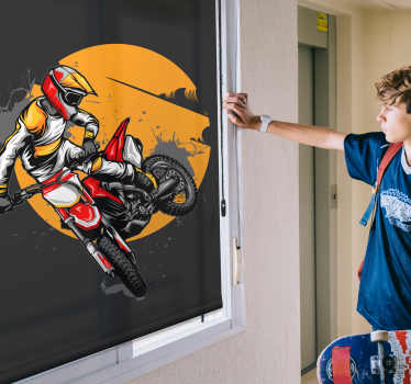 Motorbike Fun sports teenage blind - TenStickers