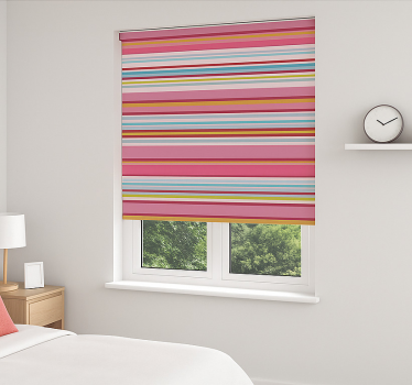 Multicolor Stripe Pattern teenage blind - TenStickers