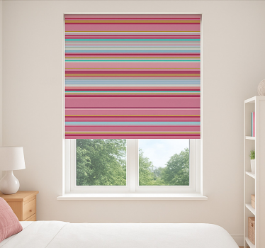Pink Stripe Pattern blind teens - TenStickers