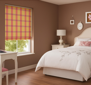 Pink yellow stripes blind teens - TenStickers