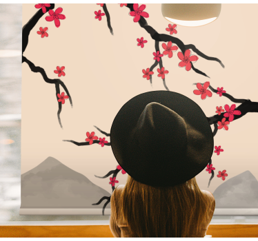 Sakura Branches blind teens - TenStickers