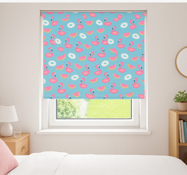 Watermelon and flamingos blind teens - TenStickers