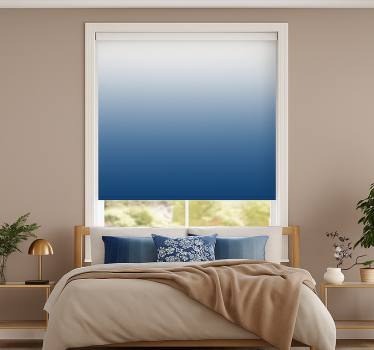 White to dark blue  blind teens - TenStickers