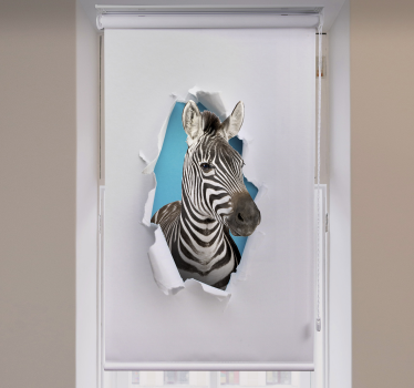 Zebra Animal teenage blind - TenStickers