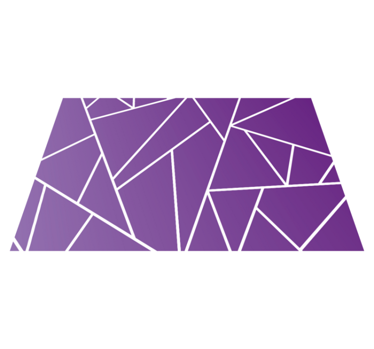 Geometric Purple Pattern placemat - TenStickers