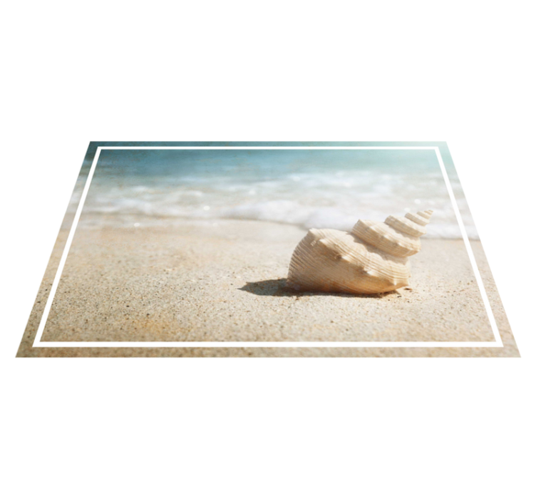 Elegant shell display original placemat - TenStickers