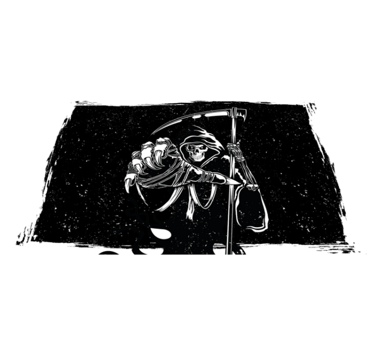 Evil silhouette original decal placemats - TenStickers