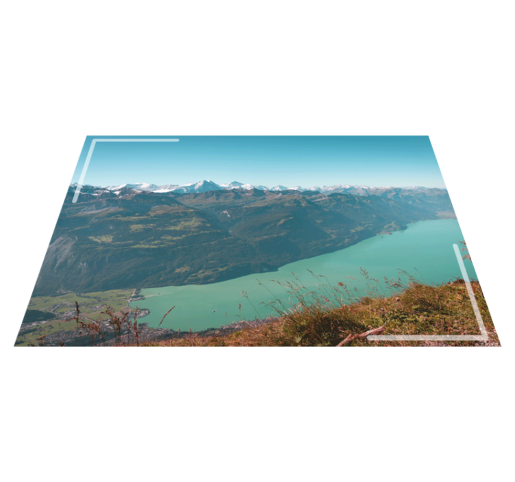 Snowy mountains original placemat - TenStickers