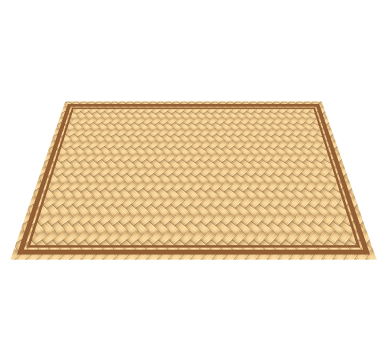 wicker textured placemats - TenStickers