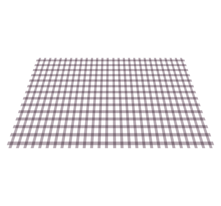 Lilac Gingham textured placemats - TenStickers