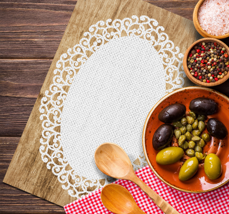 Paper doily placemats original table placemats - TenStickers