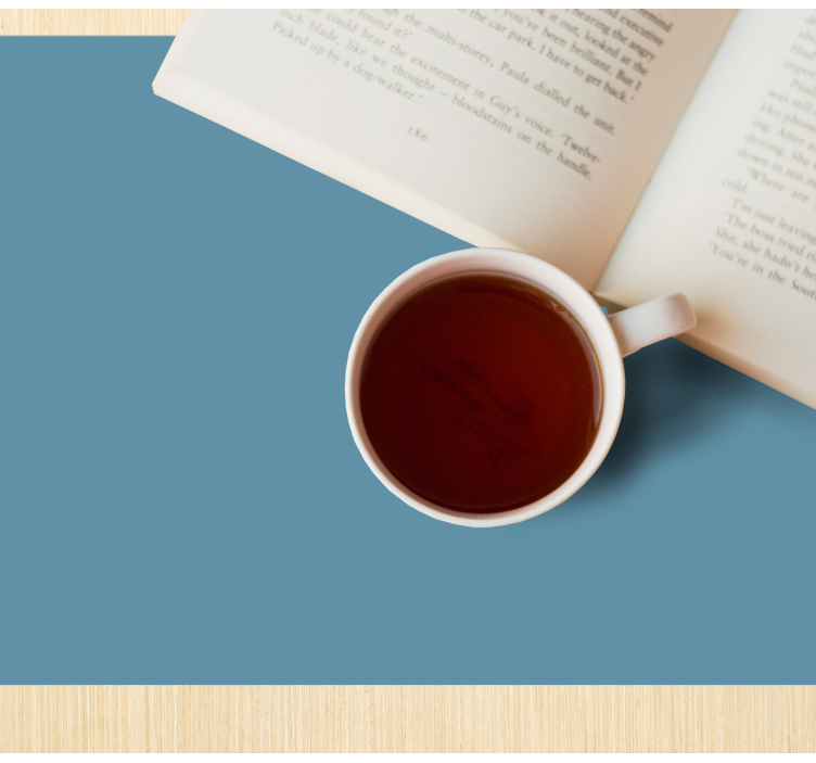 Blue Vinyl monocoloured placemats - TenStickers