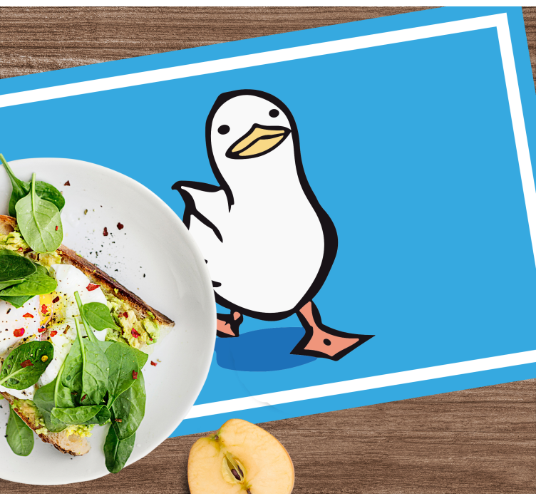 Children placemat cartoon duck design - TenStickers