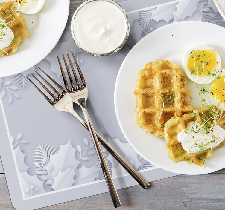 Christmas placemat with elegant holiday design - TenStickers