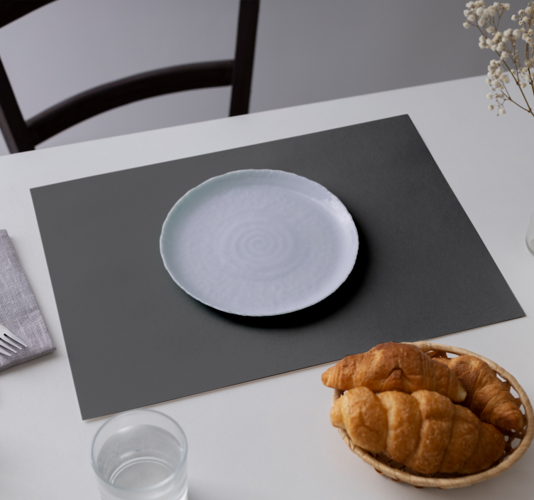 Cracked pepper monocolor placemat - TenStickers