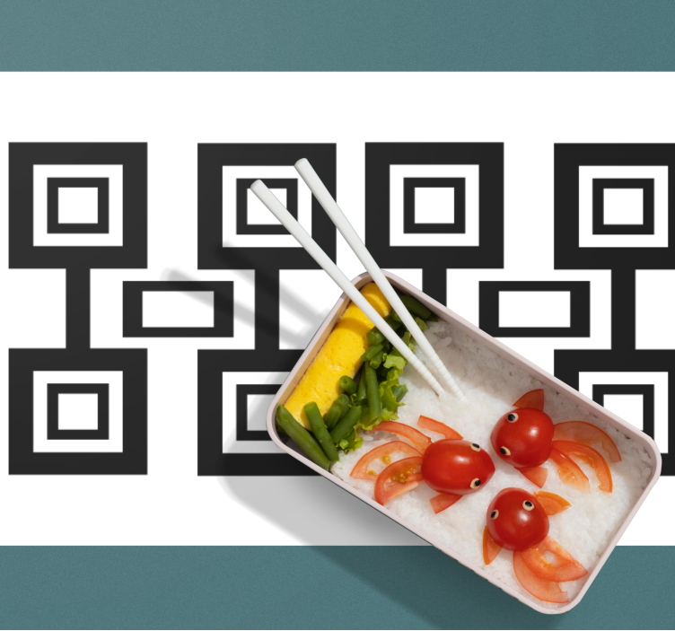 Modern placemat with contemporary square design - TenStickers